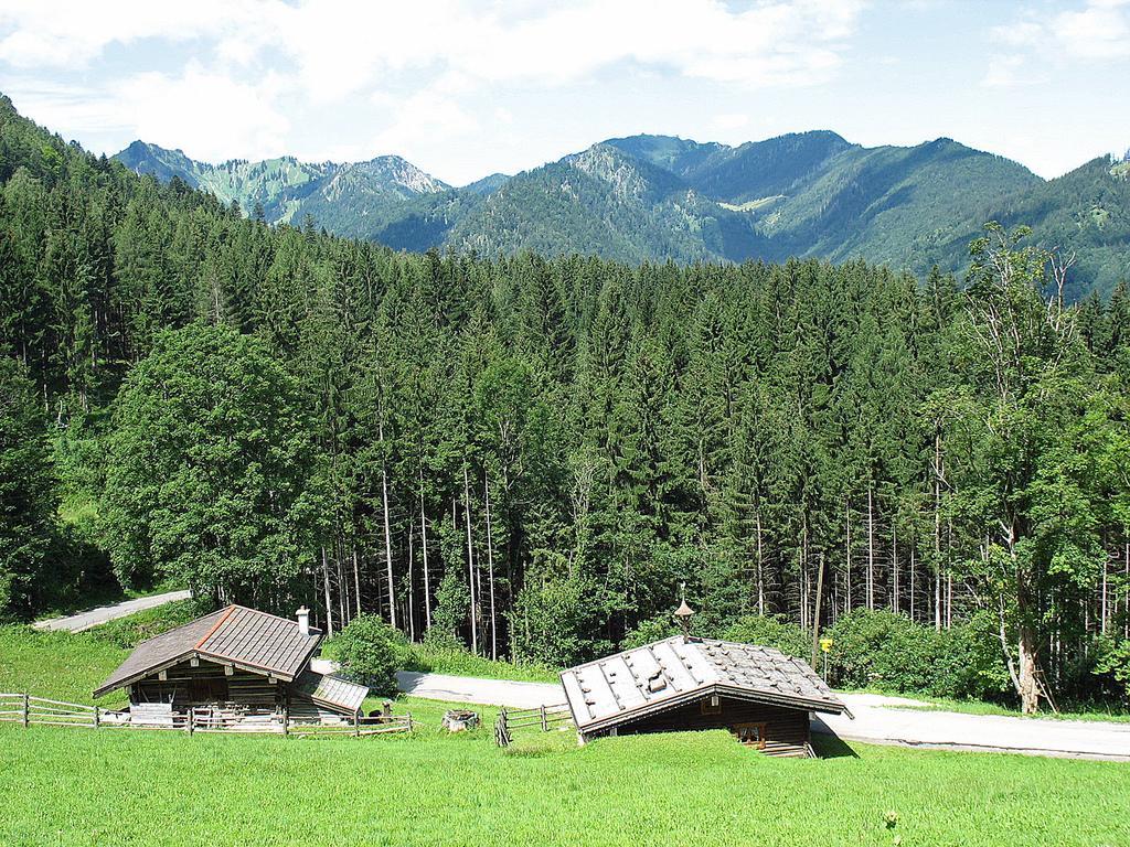 Almbruennerl Die Almhuette Auf Der Raffner Alm Ruhpolding Esterno foto